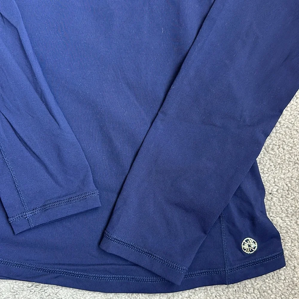 NWT Lily Pulitzer Justine Half Zip in True Navy Size XS - Picture 3 of 5